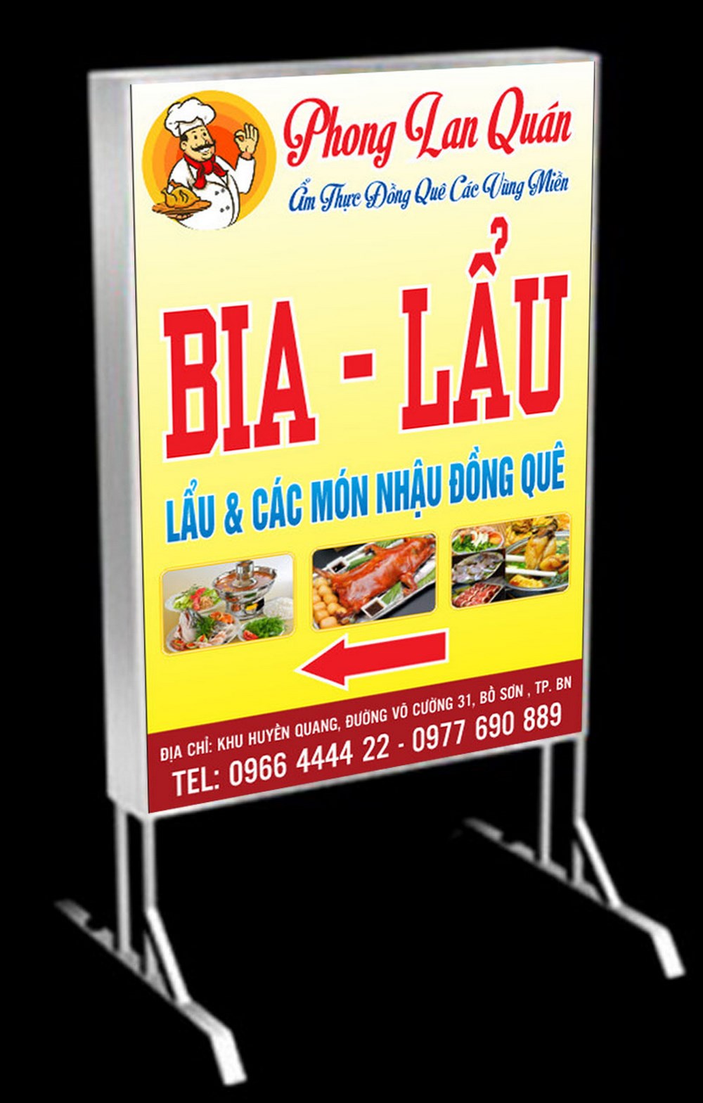 Biển vẫy phong lan quán